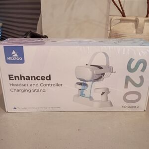 S20 Enhanced White Charging Stand for Quest 2
